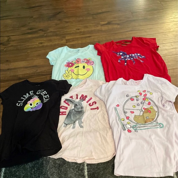 Girls 14/16 short sleeve shirt bundle